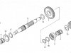 Small Image Of E-13 Kick Starter Spindle