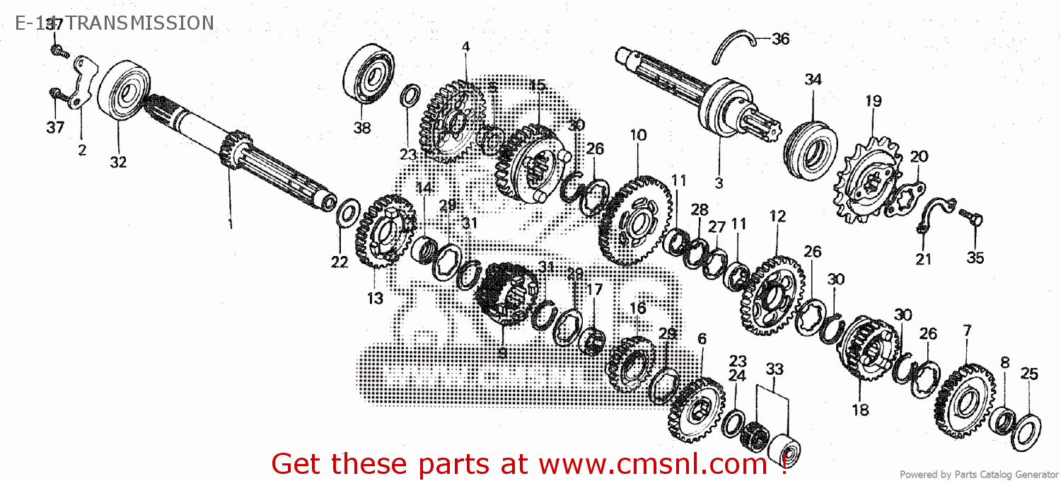 Honda WASH,THRUST,22.2 90401KE7000 Honda WASH,THRUST,22.2 90401KE7000