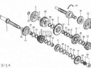 GEAR,CT/SHAFT 6TH GEAR,CT/SHAFT 6TH