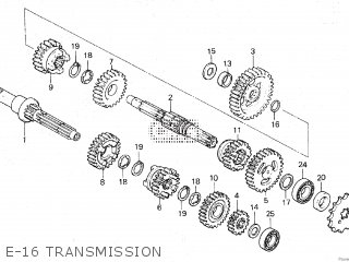 GEAR,CT/SHAFT 2ND GEAR,CT/SHAFT 2ND