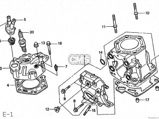 CYLINDER ASSY,B (JDM) for CRM250AR 1997 (V) JAPAN MD32-100 - order at CMSNL