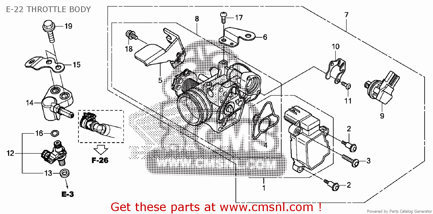 Honda BODY SET 16410K04931 Honda BODY SET 16410K04931