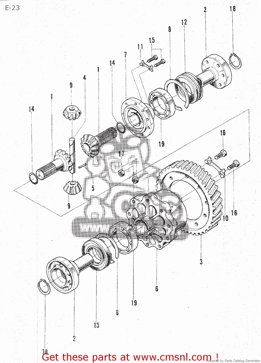 41341590000: Pinion,diff. Honda - Buy The 41341-590-000 At Cmsnl