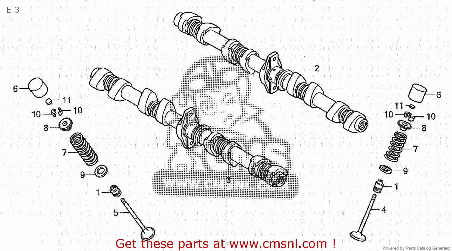 14210MGC000 Cam Shaft Comp,ex Honda buy the 14210MGC000 at CMSNL