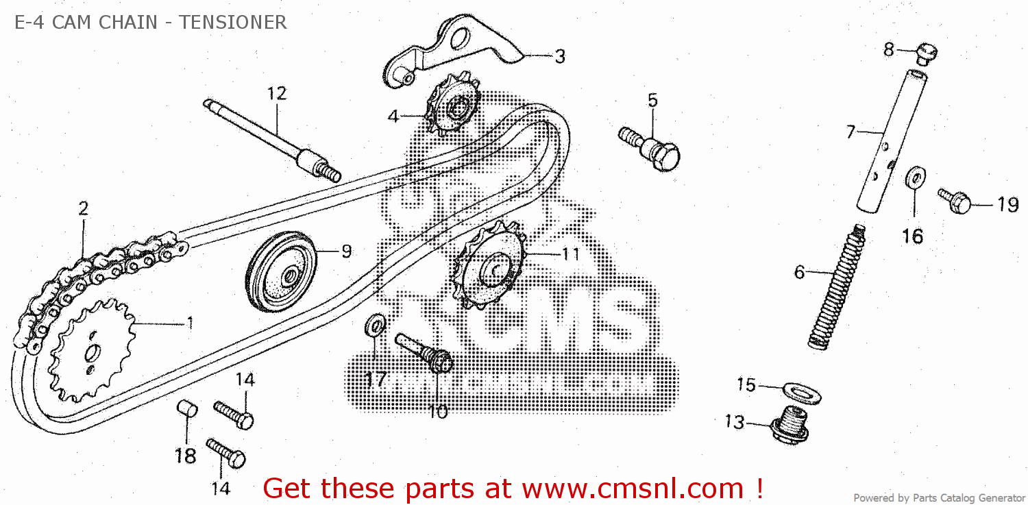 HEAD, CAM CHAIN TENSIONER PUSH ROD for CD100SS HERO INDIA - order