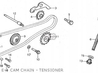 HEAD, CAM CHAIN TENSIONER PUSH ROD for CD100SS HERO