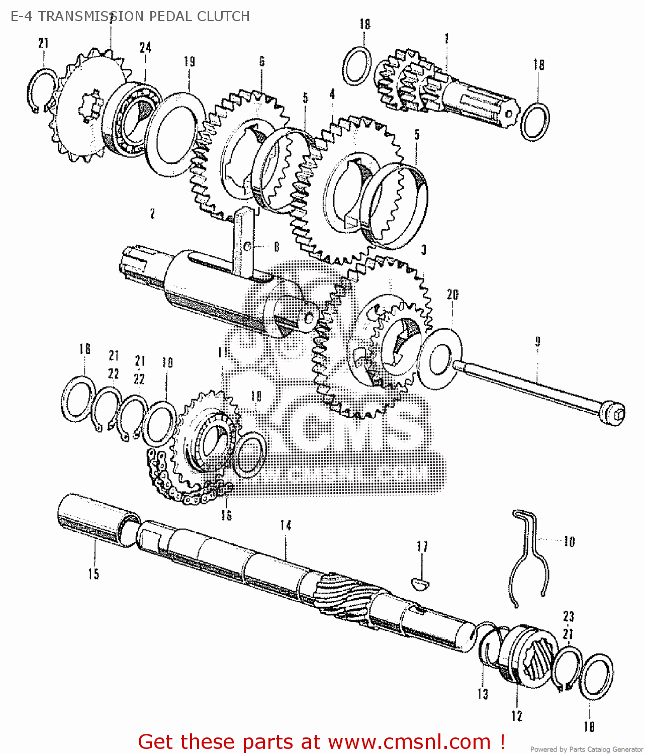 23210082000 Shaft, Main, Transmission Honda buy the 23210082000 at
