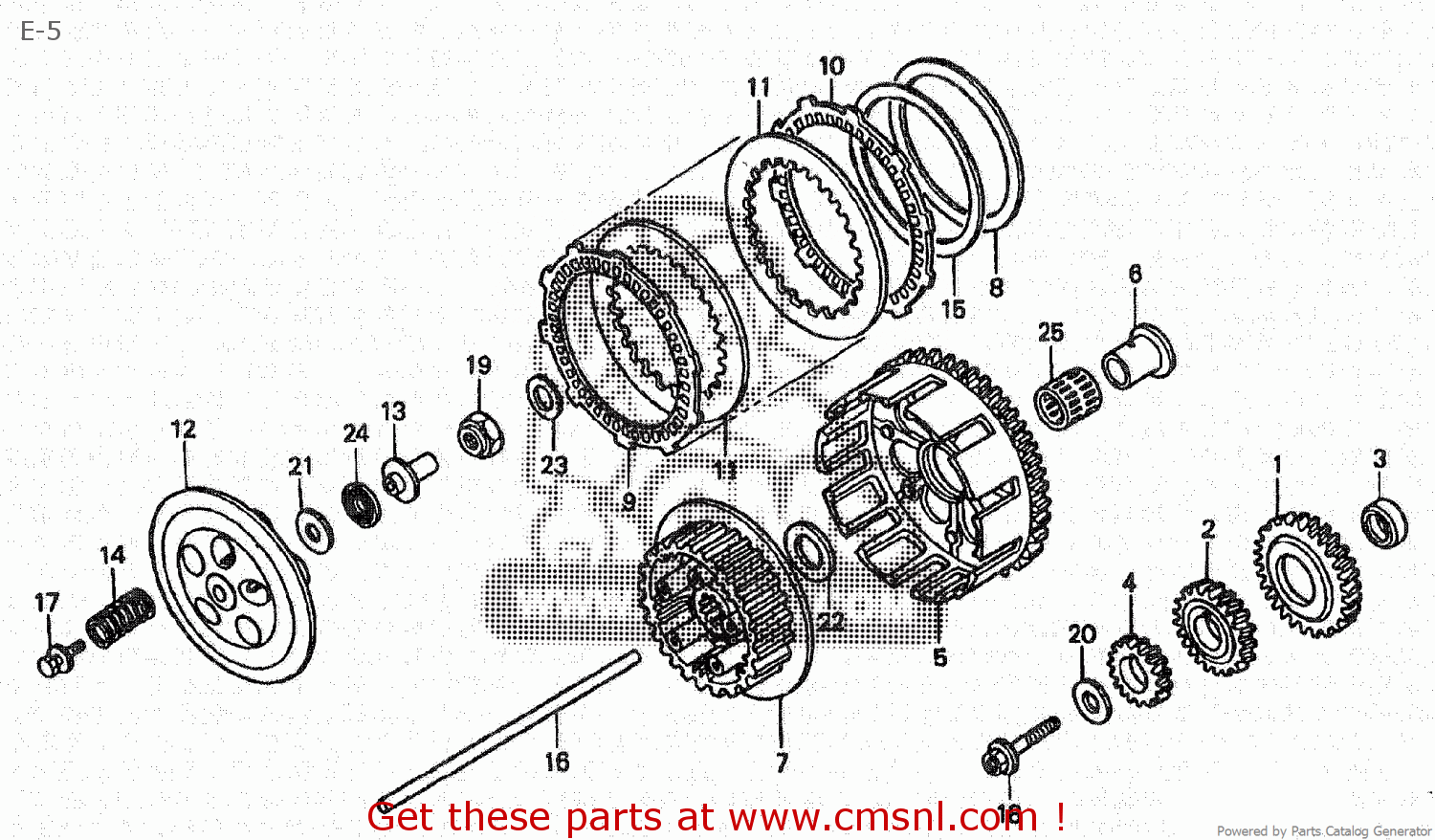 22851KAE741: Rod,clch Lifter Honda - Buy The 22851-KAE-741 At CMSNL