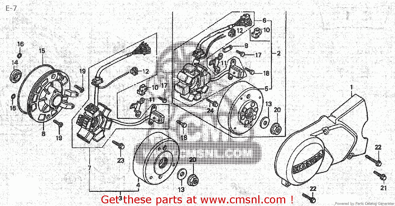 Honda FLYWHEEL COMP.(MI (JDM) 31110GAC701
