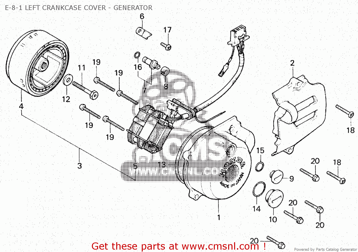 Honda STATOR COMP.(ND) 31120427014 Honda STATOR COMP.(ND) 31120427014