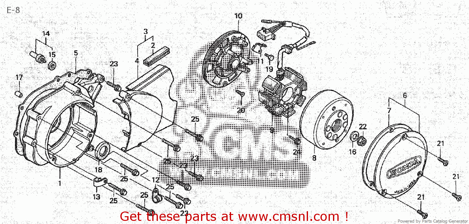 Honda CRAMPER,A.C.GENER (JDM) 31141121960