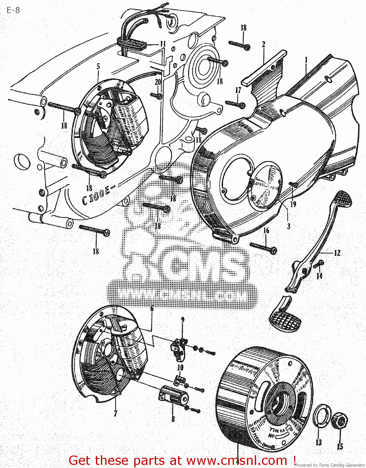 Honda A C GENERATOR 31100001104 Honda A C GENERATOR 31100001104