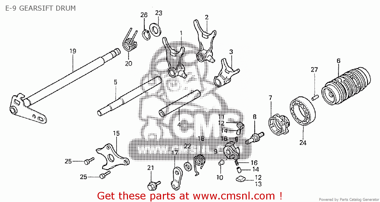 24221GC4710 Fork,l.gear Shift Honda buy the 24221GC4710 at CMSNL