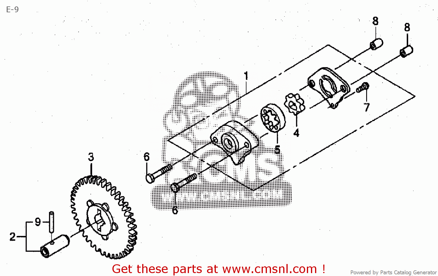 GEAR,OIL PUMP DRI for NSC50SH DIO CESTA 2008 (8) JAPAN AF68300 order