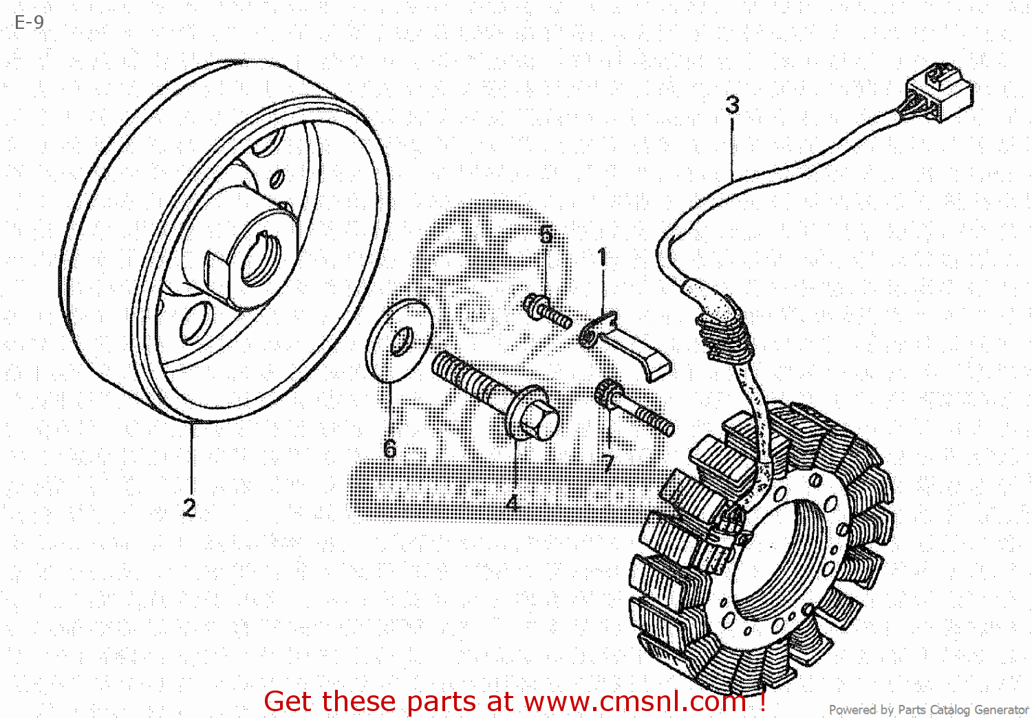 Honda FLYWHEEL COMP 31110MCJ751 Honda FLYWHEEL COMP 31110MCJ751