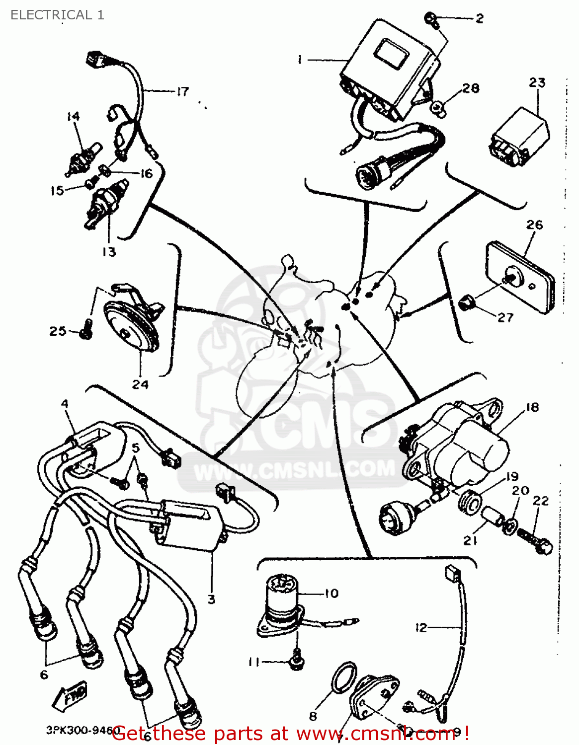 3FV8359100: Thermo Unit Yamaha - buy the 3FV-83591-00 at CMSNL