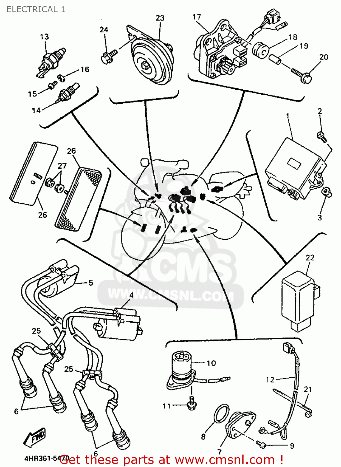 4HR8230510 Ignitor Unit Assy Yamaha buy the 4HR8230510 at CMSNL