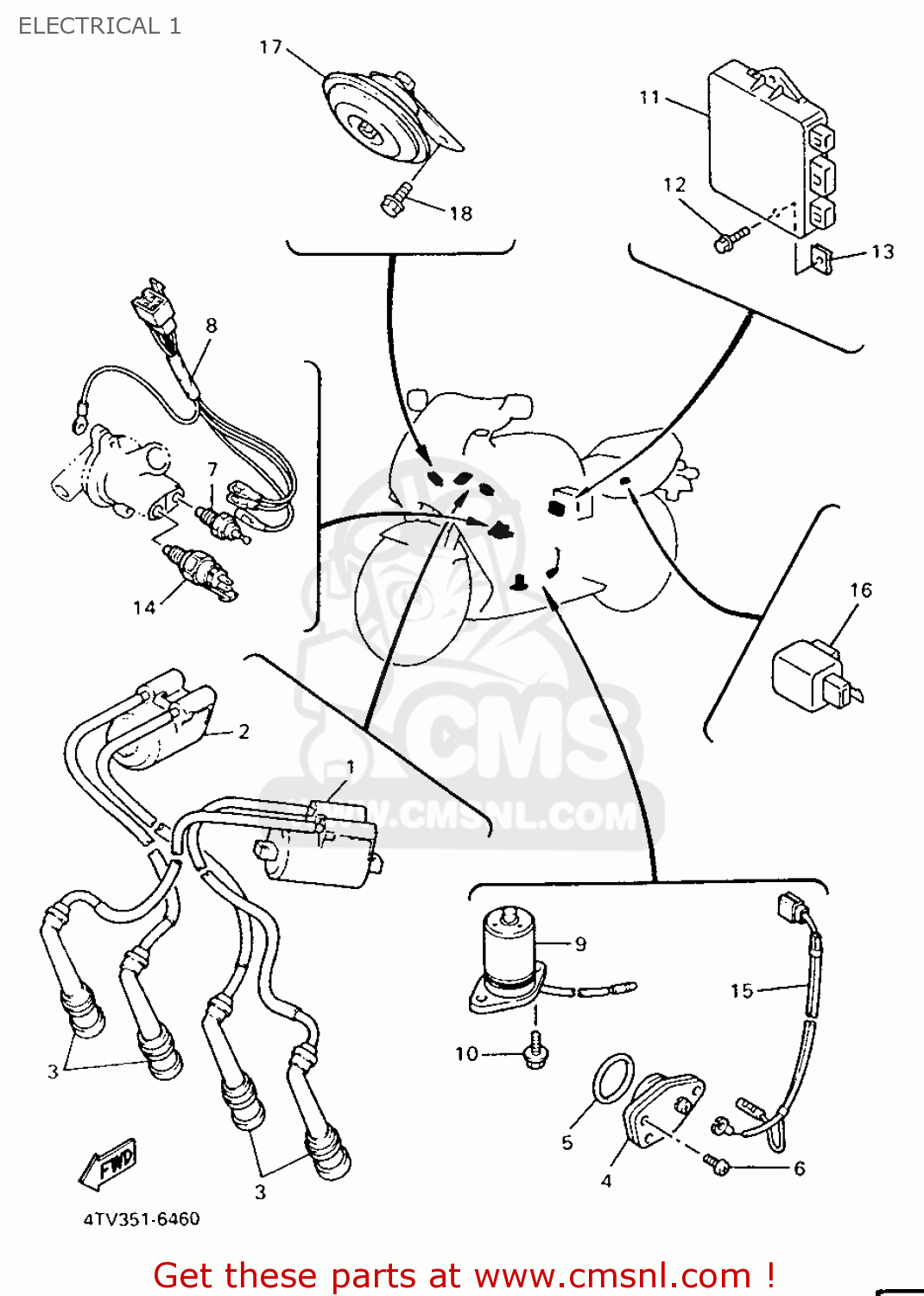 4TV8230500 Ignitor Unit Assy Yamaha buy the 4TV8230500 at CMSNL