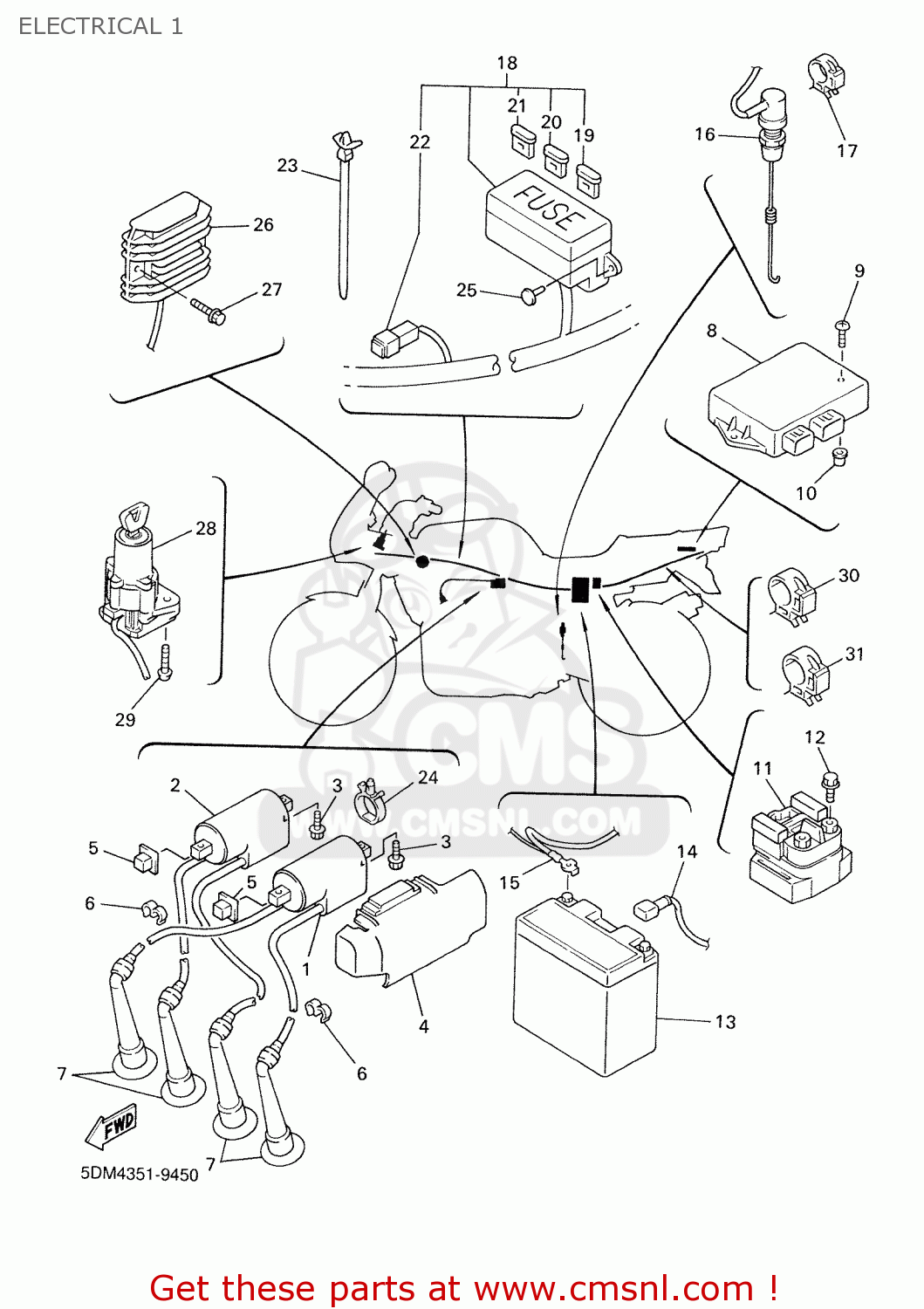 5DM8230501 Ignitor Unit Assy Yamaha buy the 5DM8230501 at CMSNL