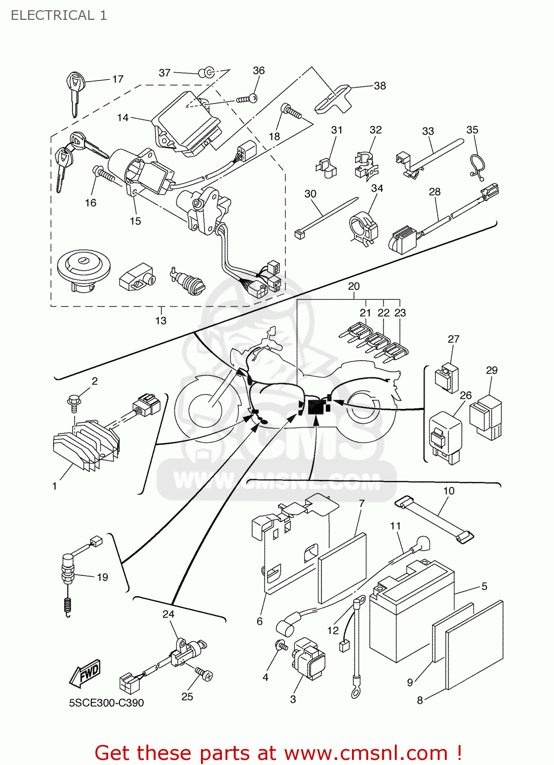 5SC8230500 Ignitor Unit Assy Yamaha buy the 5SC8230500 at CMSNL