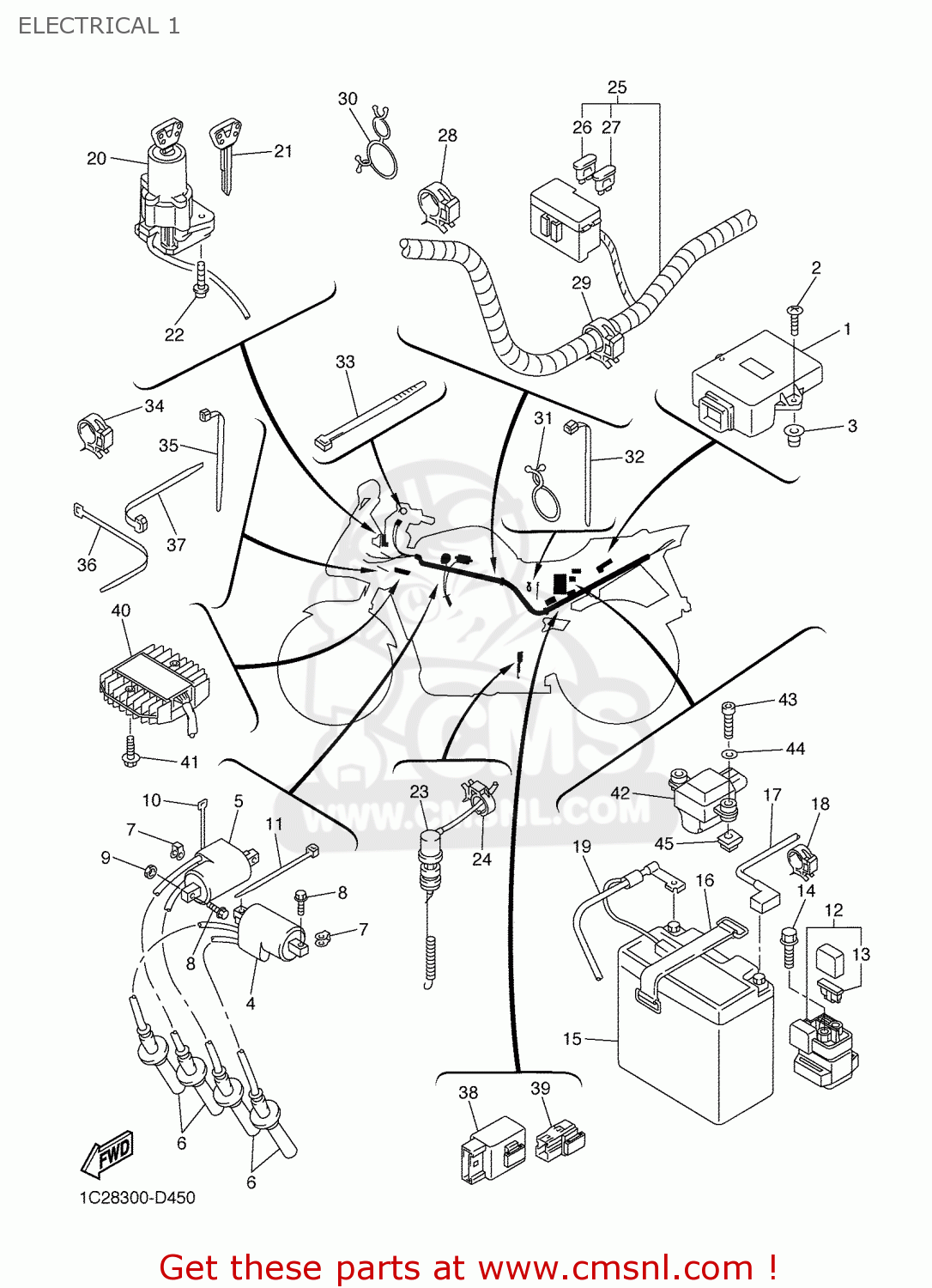 1C28230510 Ignitor Unit Assy Yamaha buy the 1C2823051000 at CMSNL