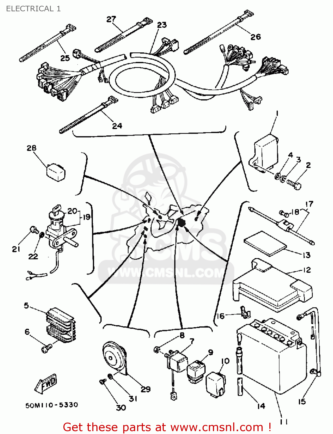 50M8230510 Ignitor Unit Assy Yamaha buy the 50M823051000 at CMSNL