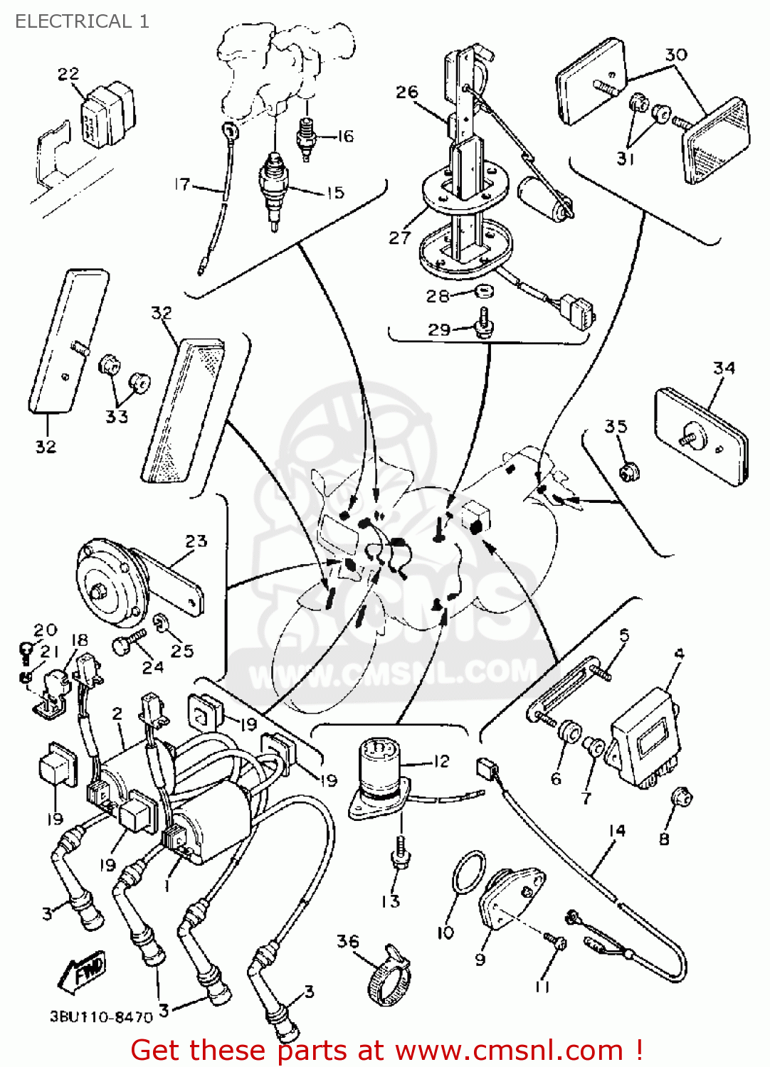 2KT8230510 Ignitor Unit Assy Yamaha buy the 2KT8230510 at CMSNL