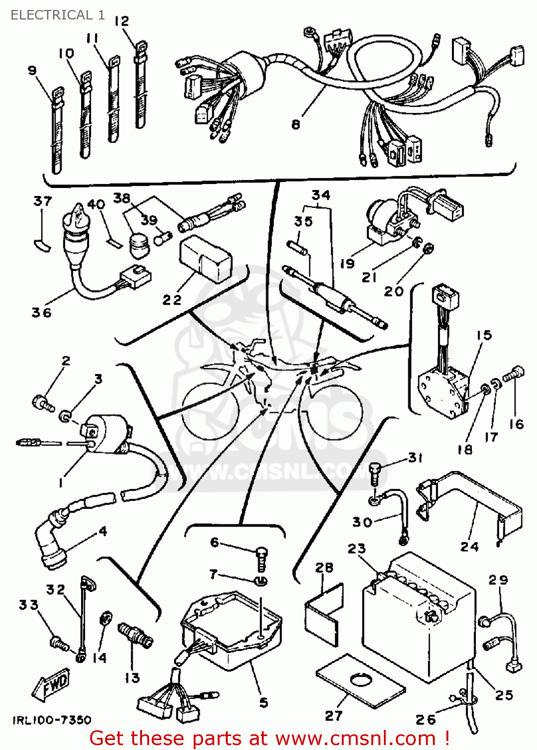 1RL85540M0: C.d.i. Unit Assy Yamaha - buy the 1RL-85540-M0 at CMSNL