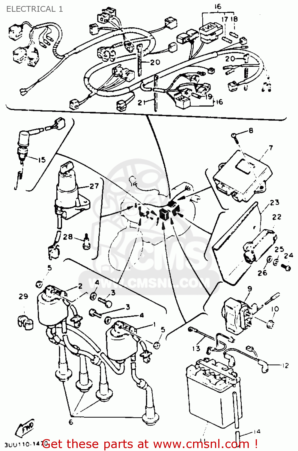 3UU8230510 Ignitor Unit Assy Yamaha buy the 3UU823051000 at CMSNL