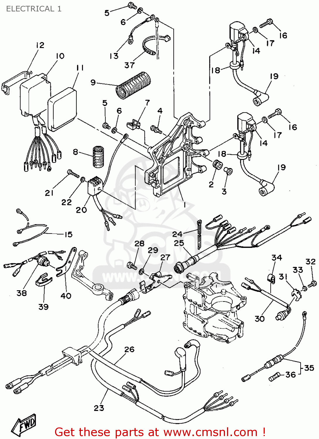 6978259021: Wire Harness Assy Yamaha - buy the 697-82590-21 at CMSNL