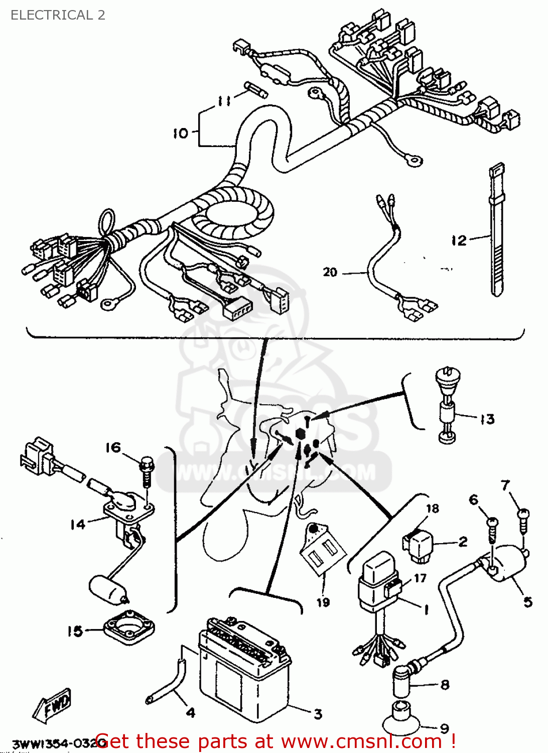 3WW8554000: C.d.i. Unit Assy Yamaha - buy the 3WW-85540-00 at CMSNL