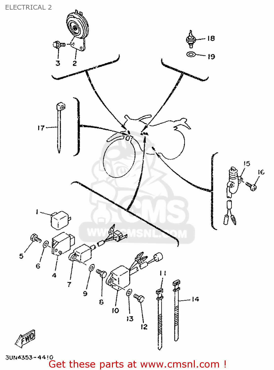 54A8335010 Flasher Relay Assy Yamaha buy the 54A8335010 at CMSNL