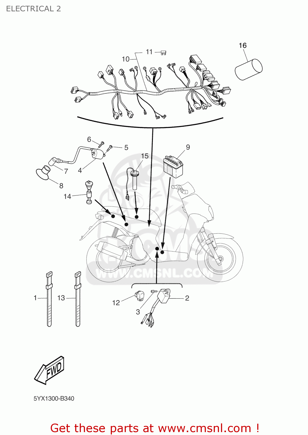 Yamaha COVER SPEEDOMETER 5JHH350710 Yamaha COVER SPEEDOMETER 5JHH350710