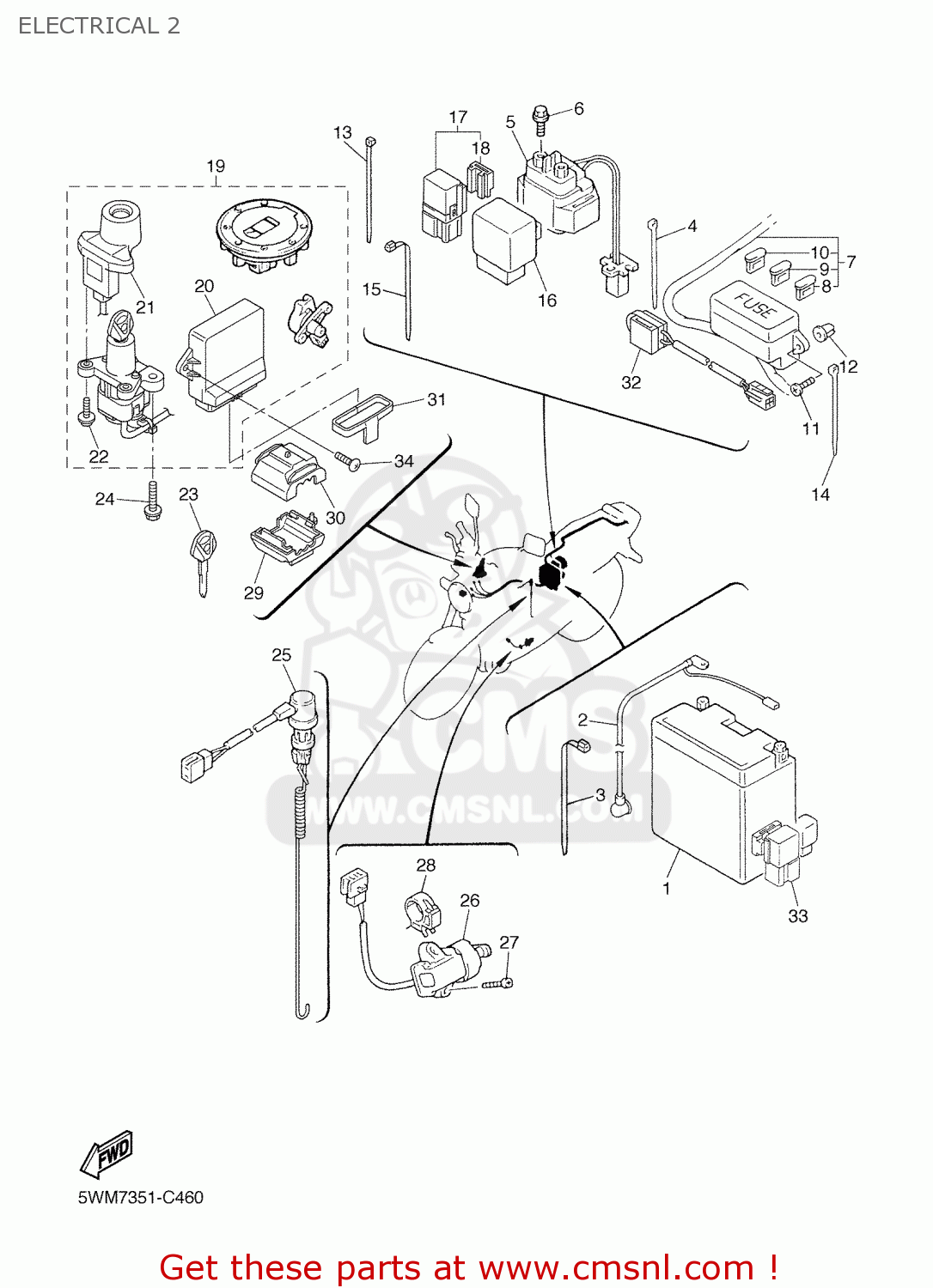5WM8230500 Ignitor Unit Assy Yamaha buy the 5WM8230500 at CMSNL