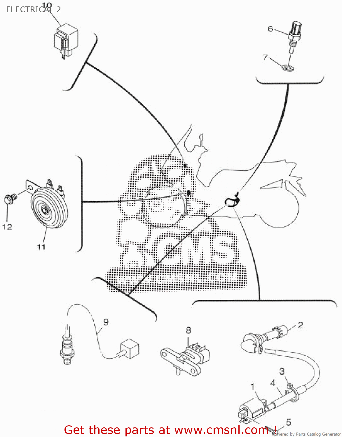 BL1H335000 Flasher Relay Assy Yamaha buy the BL1H33500000 at CMSNL