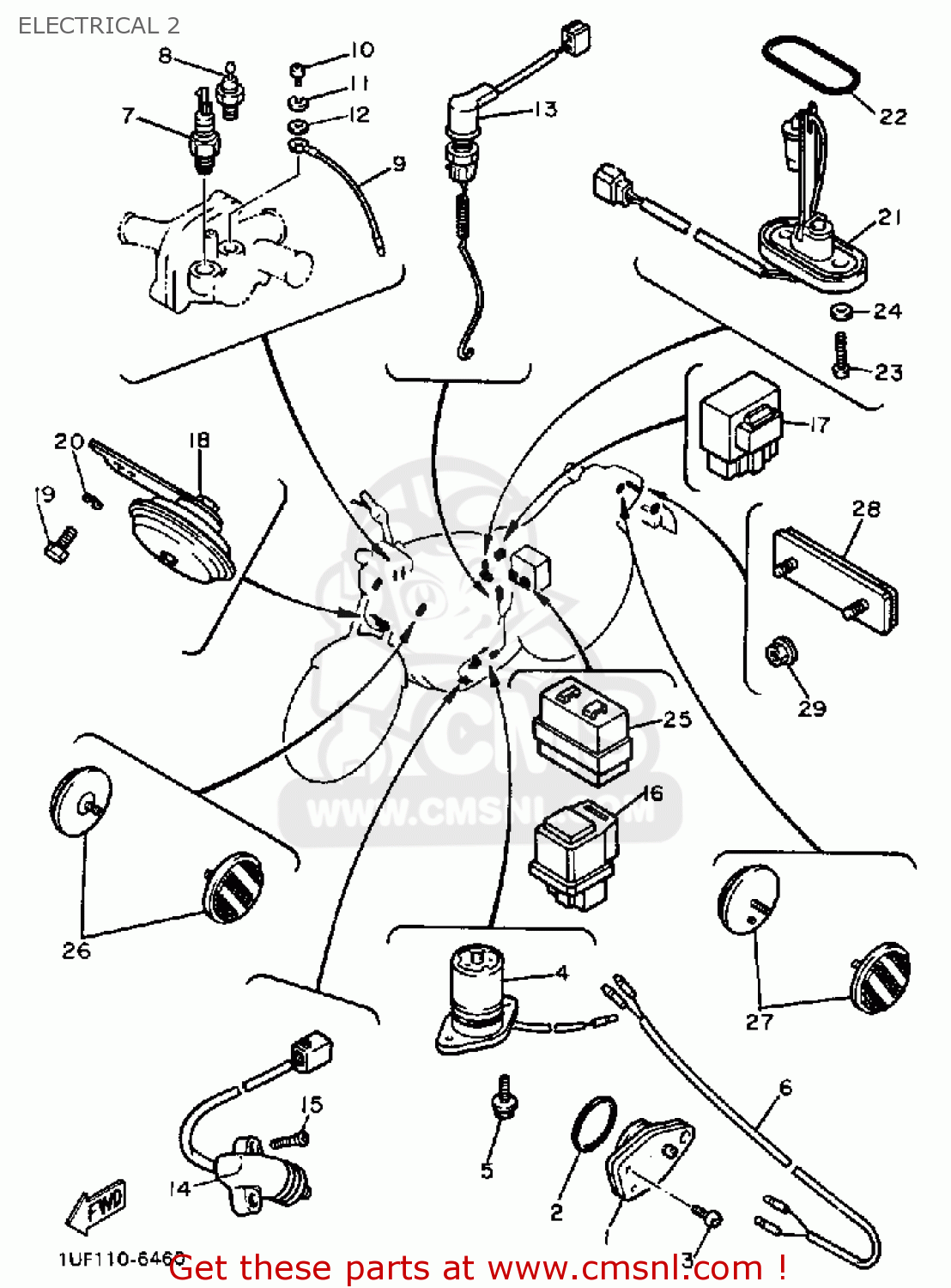 1UF8575201 Sender Unit Assy, Fuel Meter Yamaha buy the 1UF8575201