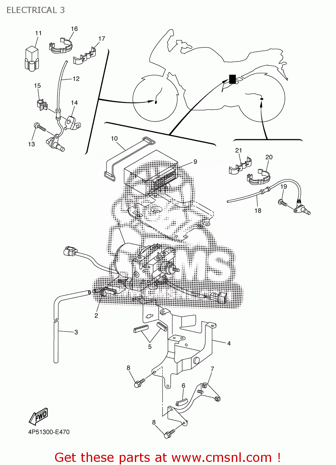 4P58594000 Electronic Control Unit Assy Yamaha buy the 4P58594000