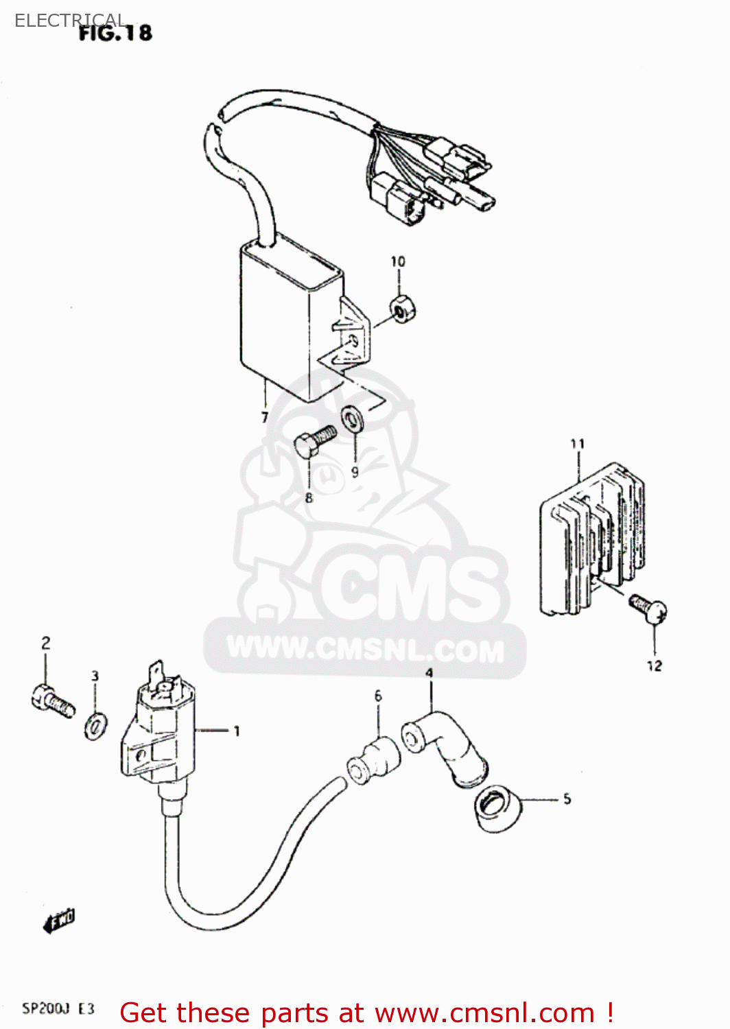 Suzuki COIL ASSEMBLY,IGNITION 3341042A00