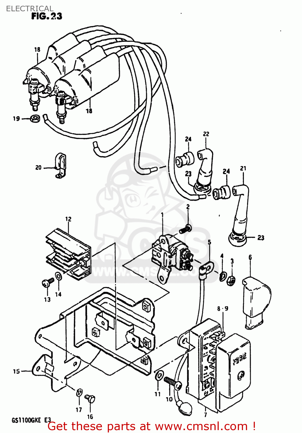 3385049420: Wire,starter Motor Lead Suzuki - buy the 33850-49420 at CMSNL