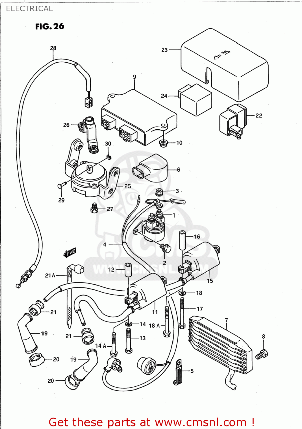 3290038B10 Igniter Unit Suzuki buy the 3290038B10 at CMSNL