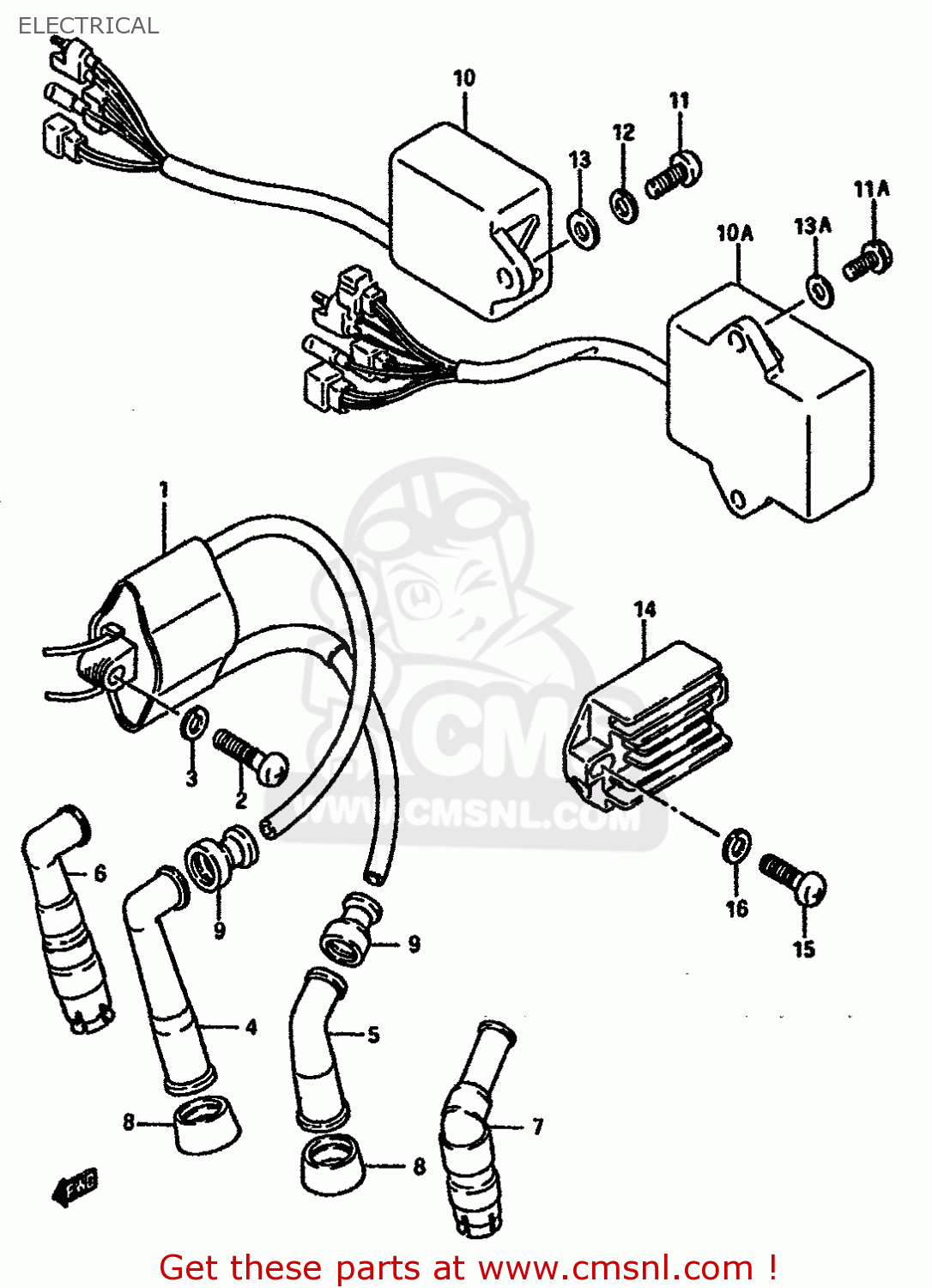 3351045411: Cap, Spark Plug Suzuki - buy the 33510-45411 at CMSNL