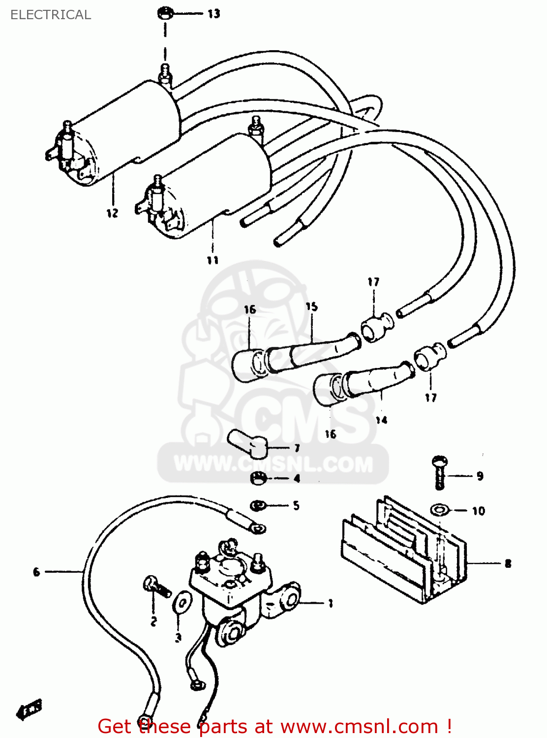 3180010201 Relay,starter Switch Suzuki buy the 3180010201 at CMSNL