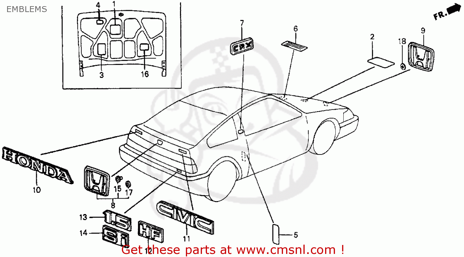 90210SB0000 Push Nut.2.8mm Honda buy the 90210SB0000 at CMSNL