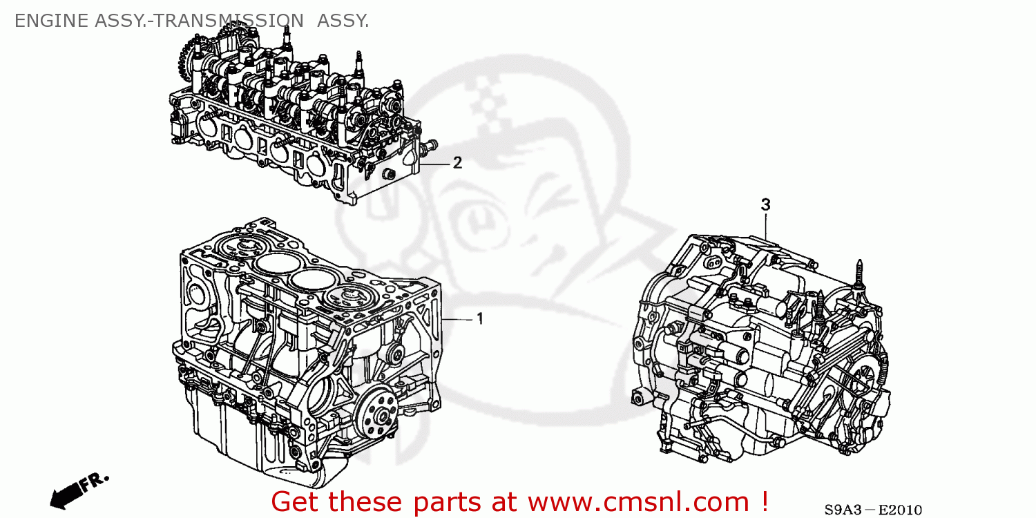 20011PPSA41: Bare,trns Assy Honda - buy the 20011-PPS-A41 at CMSNL