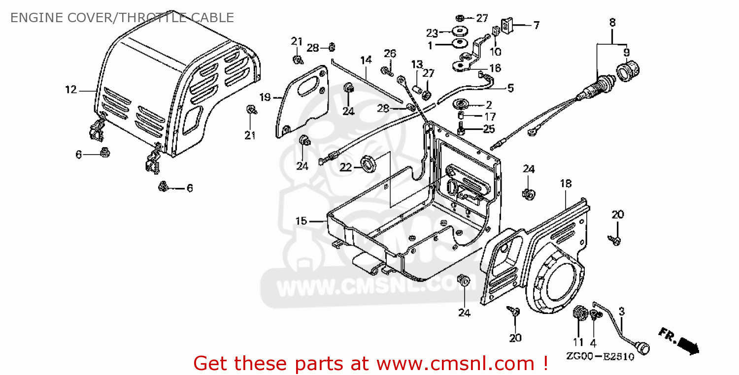 17910896650 Cable,throttle Honda buy the 17910896650 at CMSNL