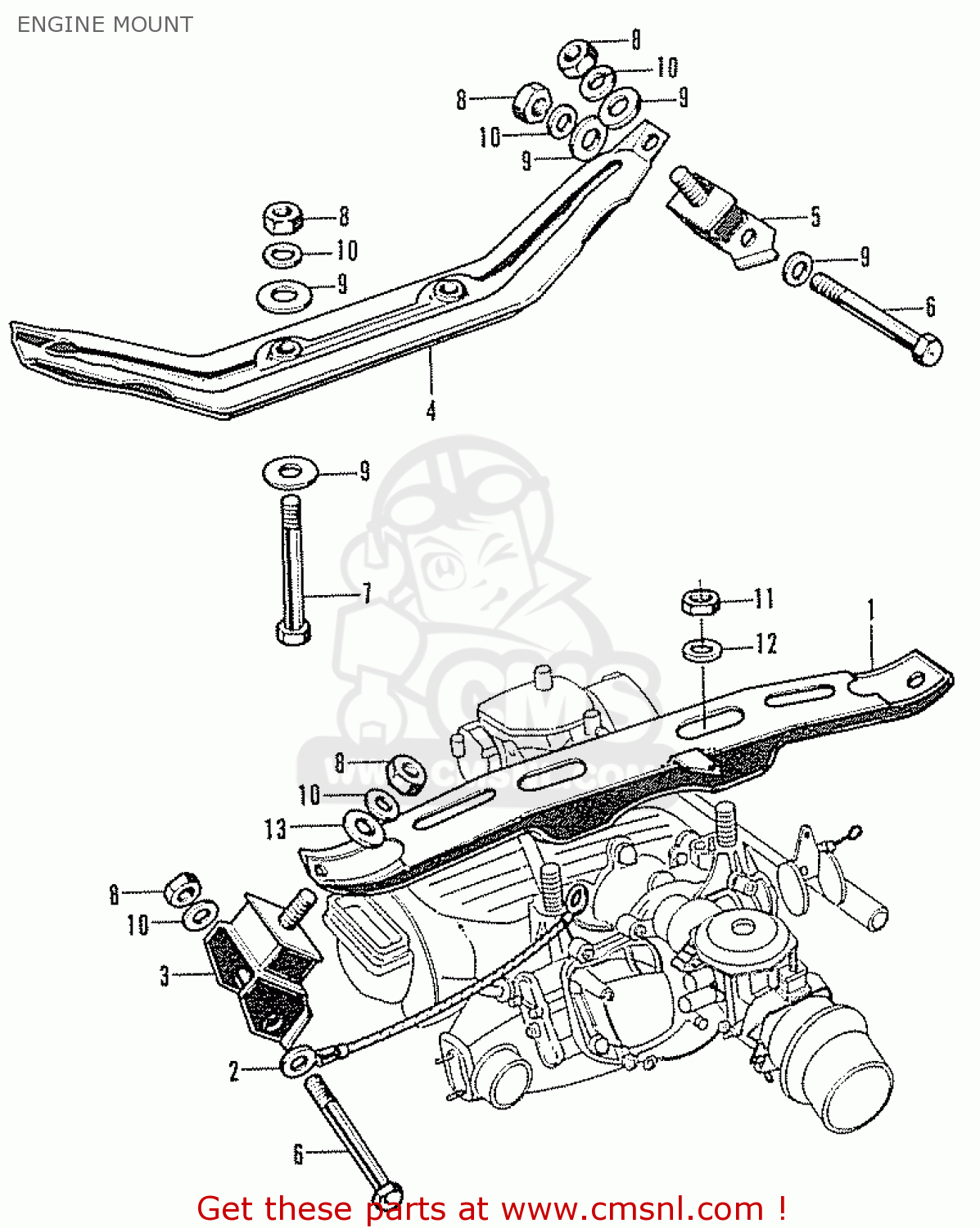 11810567070 Bracket, Engine Mounting Honda buy the 11810567070 at