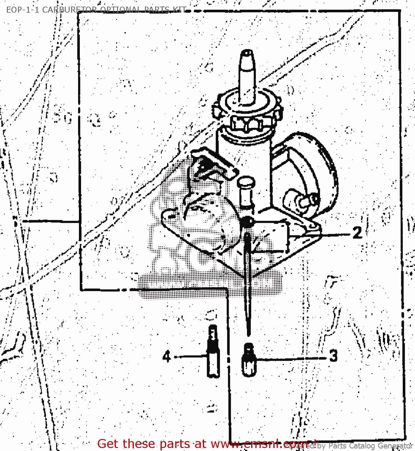 16020HA2671 Parts Kit, Carburetor Honda buy the 16020HA2671 at CMSNL