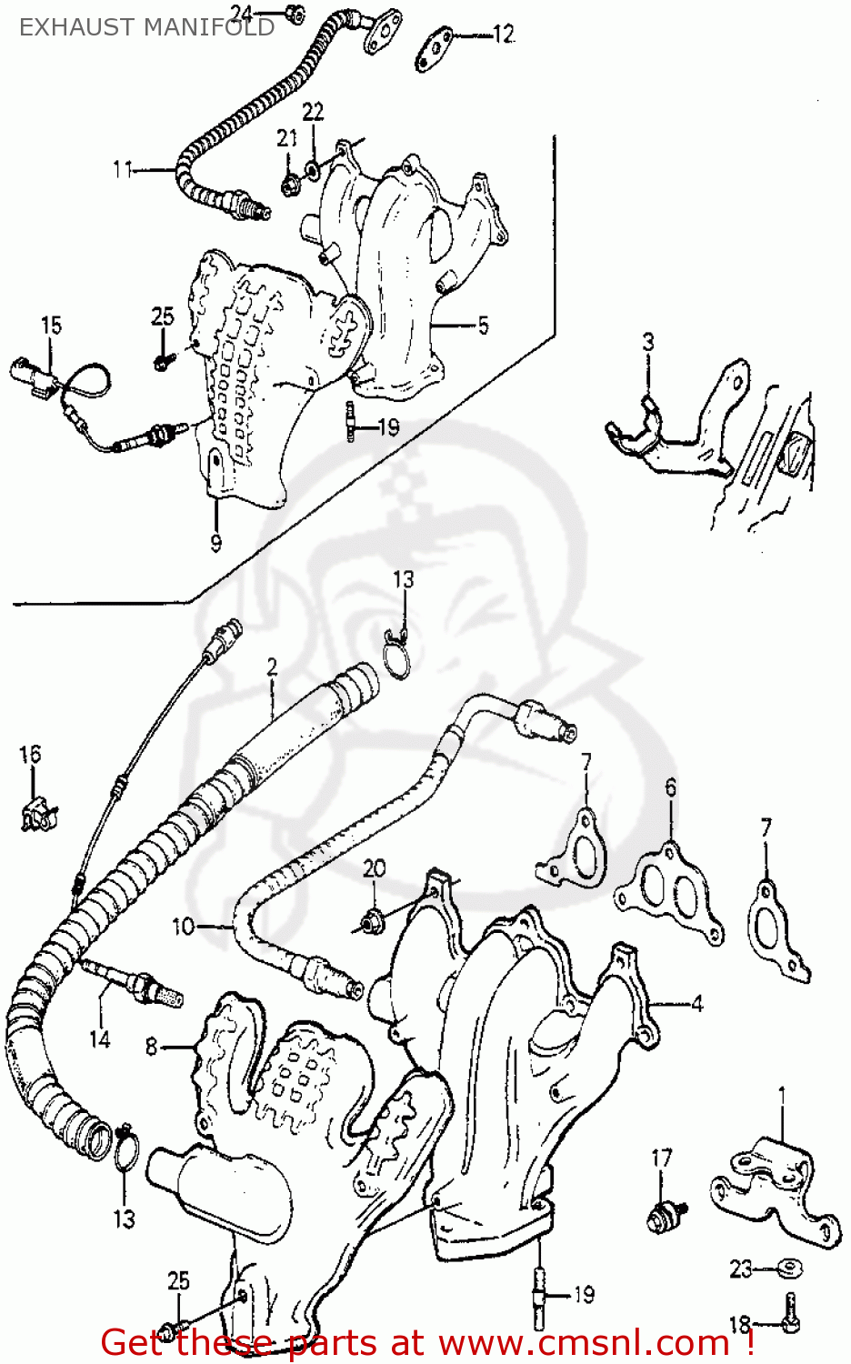 18717PD6661 Pipe, Egr Honda buy the 18717PD6661 at CMSNL
