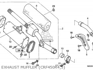 2005 crf450r deals exhaust