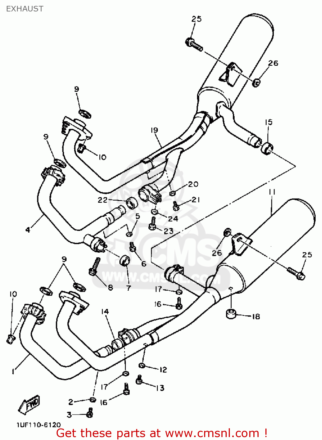 NUT 58L for FZX750 1988 2MU AUSTRIA 282MU 361E1 order at CMSNL